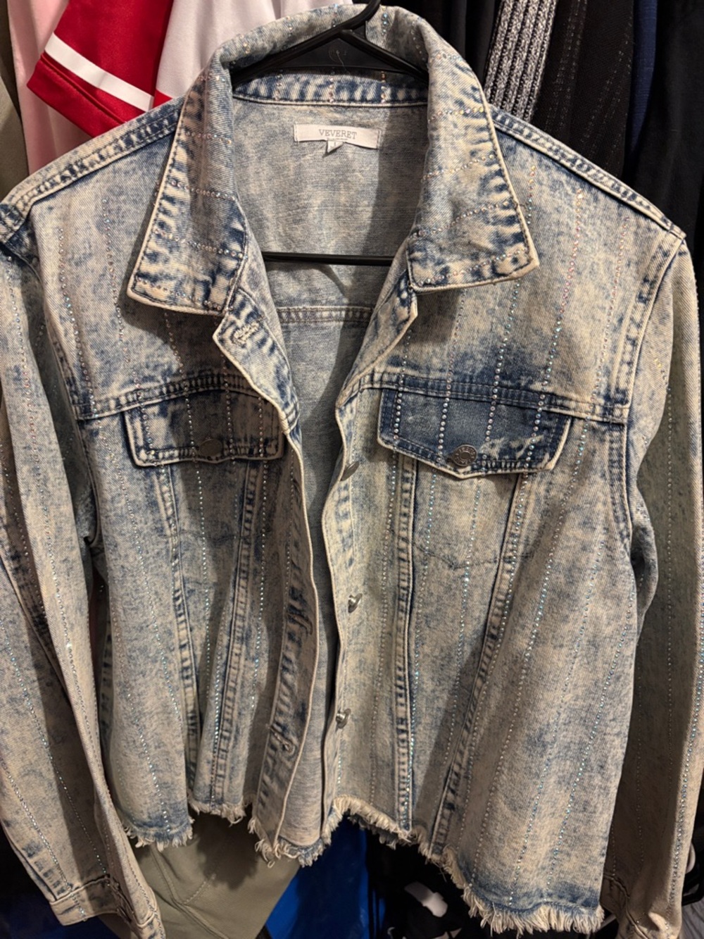 Rhinestones Jean jacket